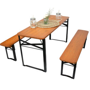 Bierzeltgarnitur für Kinder - Outdoor Kindersitzgruppe Lübeck - AUS RETOURE (1) – Hochwertiges Holzspielzeug für Kinder