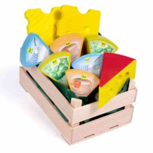 Sortiment Käse, klein – Hochwertiges Holzspielzeug für Kinder