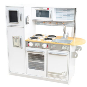 KidKraft Kinderküche Uptown weiß - 53364 - AUS RETOURE (2) – Hochwertiges Holzspielzeug für Kinder