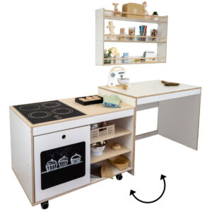 Kinderküche Rollout - AUS RETOURE (2) – Hochwertiges Holzspielzeug für Kinder